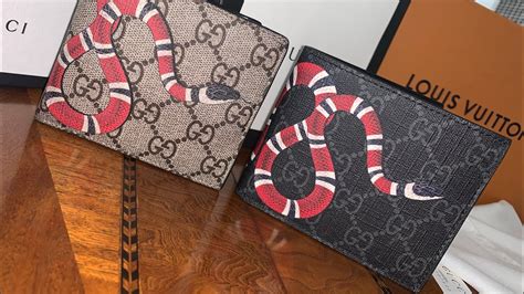 silver snake print gucci pursr|gucci snake wallet inside.